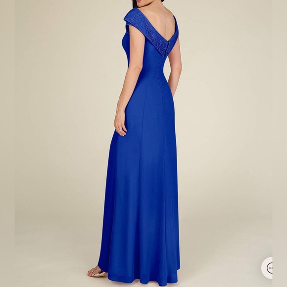 Azazie Cupid Mother of the Bride Dress, Royal Blue, Bridesmaids Dress, Size 12 - Picture 2 of 10